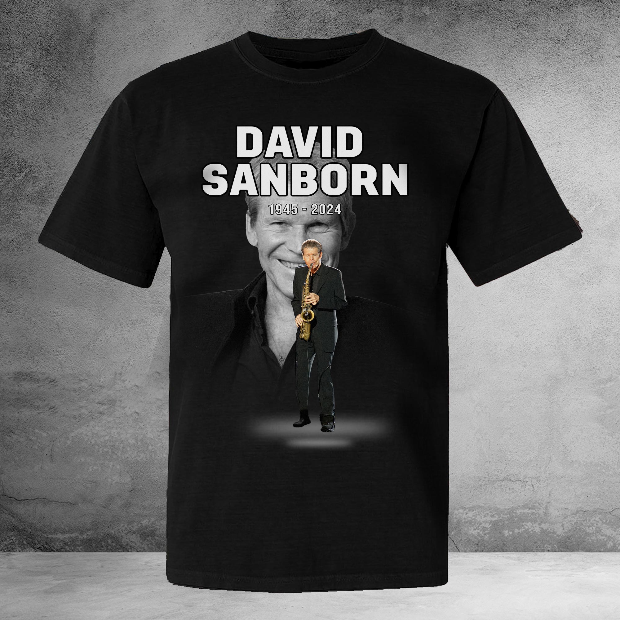 1945 2024 David Sanborn Shirt RIP David Sanborn T-Shirt Memorial Clothing For Fan