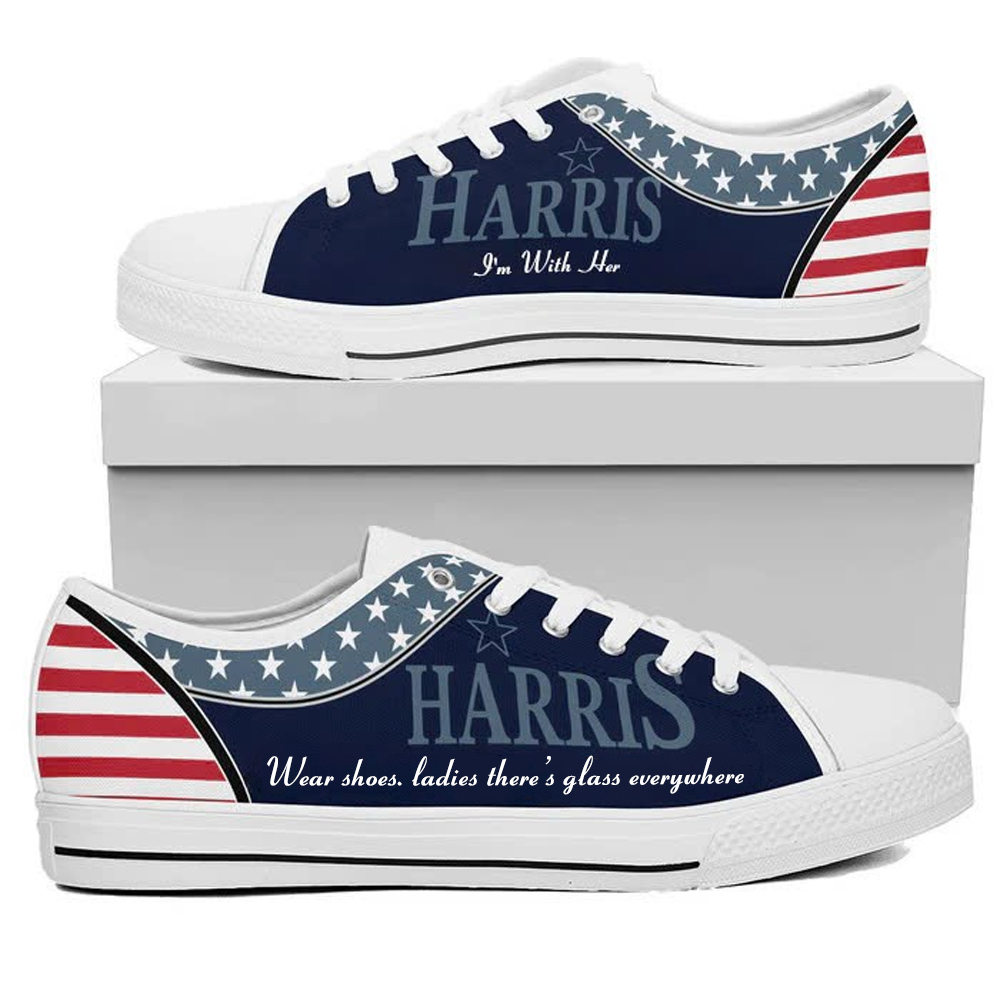 I’m With Her Harris Low Top Shoes Wear Shoes Ladies There’s Glass Everywhere Kamala Shoes