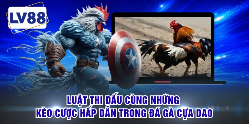 Luật thi đấu cùng những kèo cược hấp dẫn trong đá gà cựa dao 